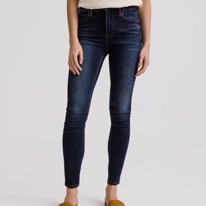 Grana Mid Rise Flex Denim Skinny Jeans